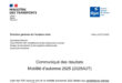 thumbnail of Communiqué mobilité automne 2025 – 2025AUT