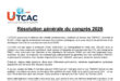 thumbnail of Résolution générale de congrès UTCAC de 2026