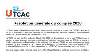 thumbnail of Résolution générale de congrès UTCAC de 2026